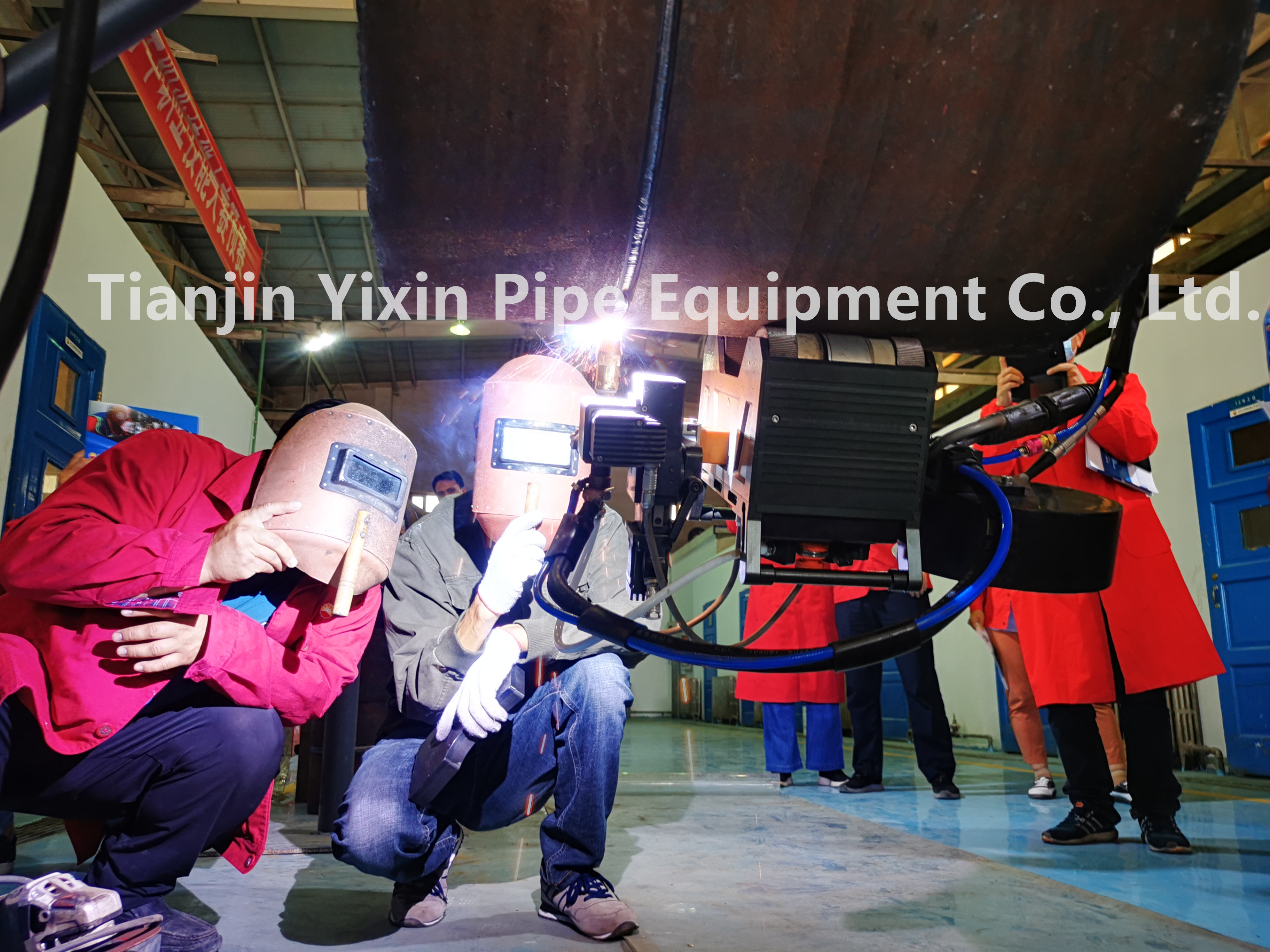 all position automatic pipeline welding machine FCAW/GMAW China Welder